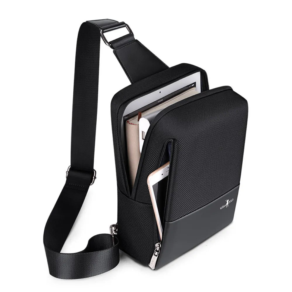 BOLSA MASCULINA MODELO TRANSVERSAL WILLIAM POLO
