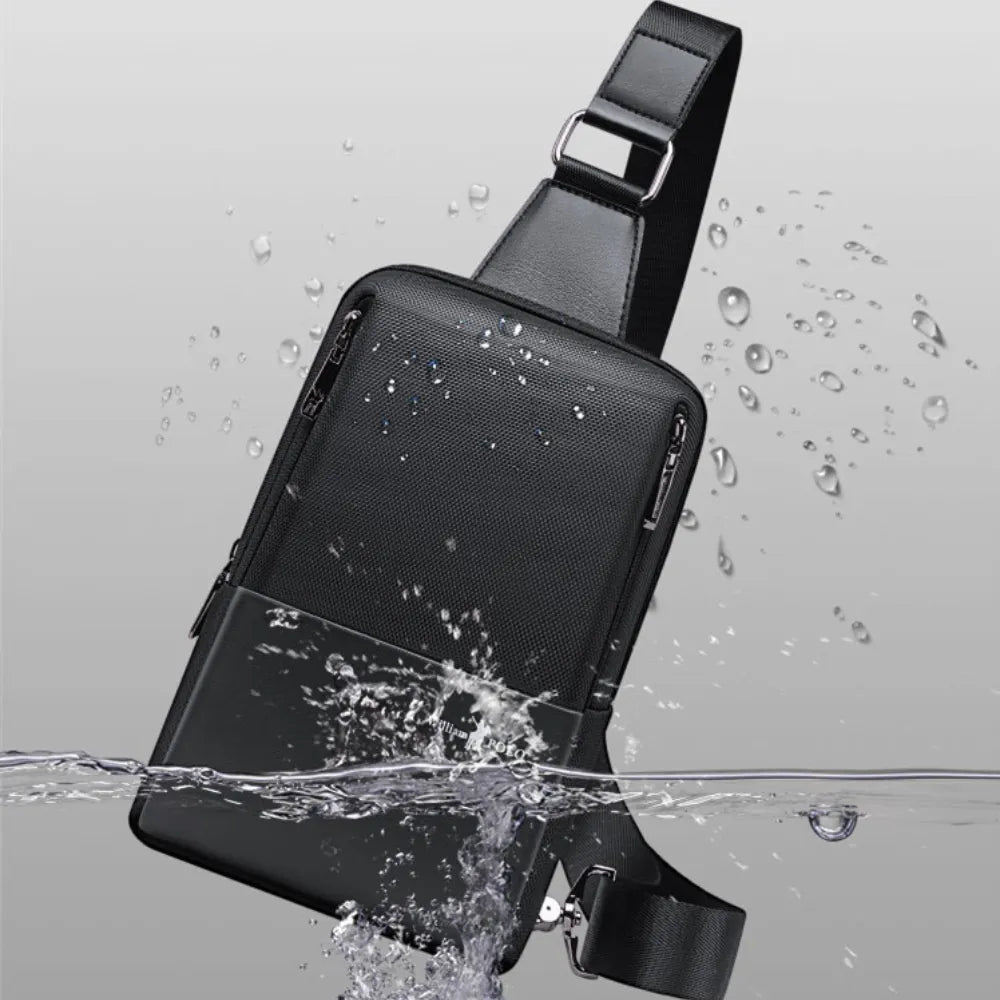 BOLSA MASCULINA MODELO TRANSVERSAL WILLIAM POLO