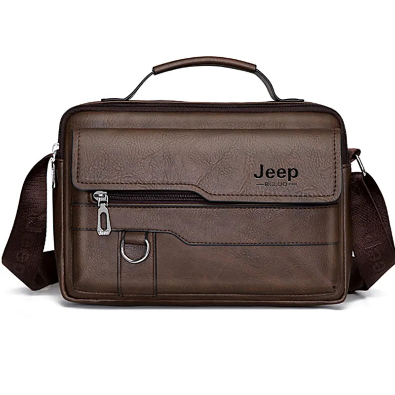 Bolsa Masculina Transversal de Couro