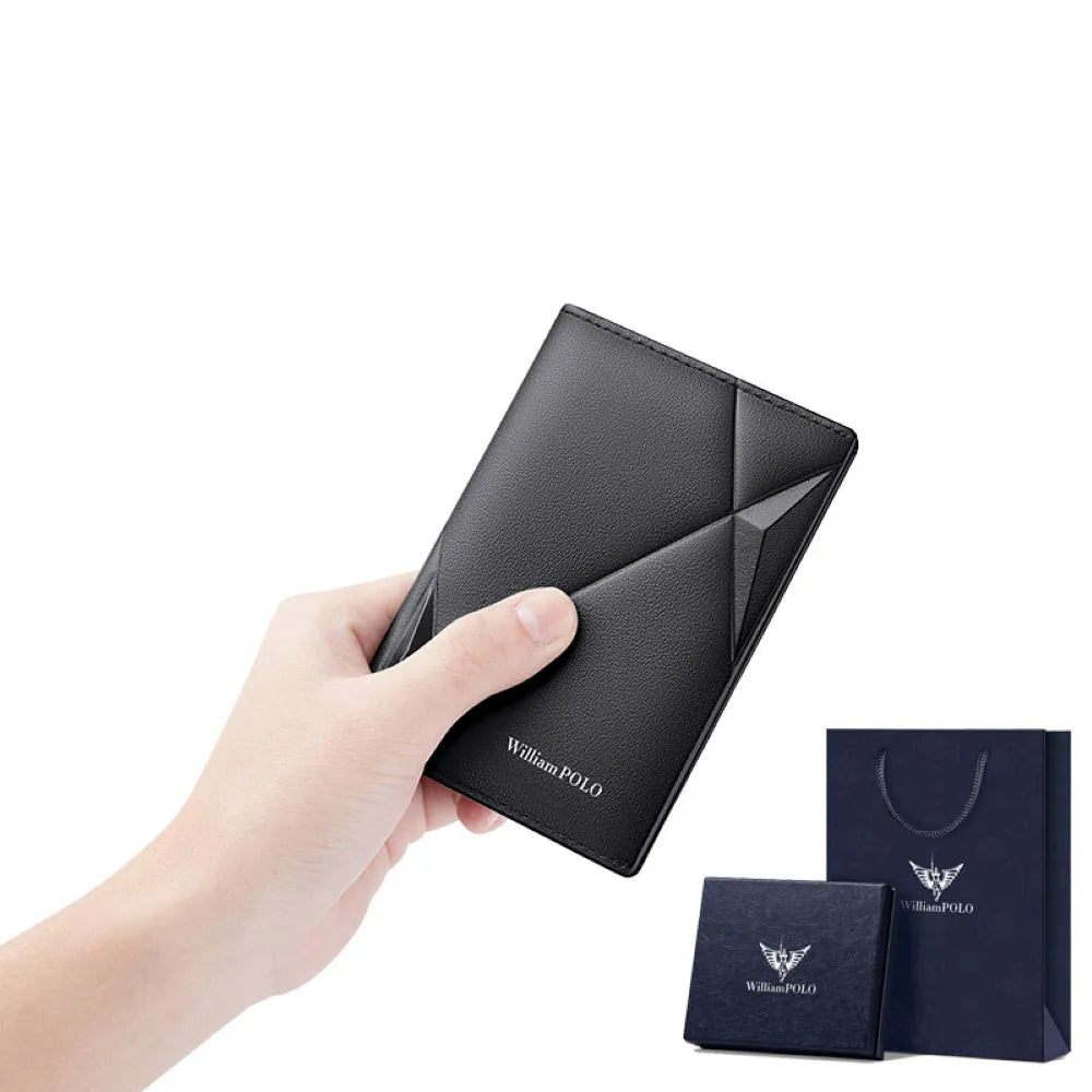 Carteira Slim William Polo Modelo Geometric Premium