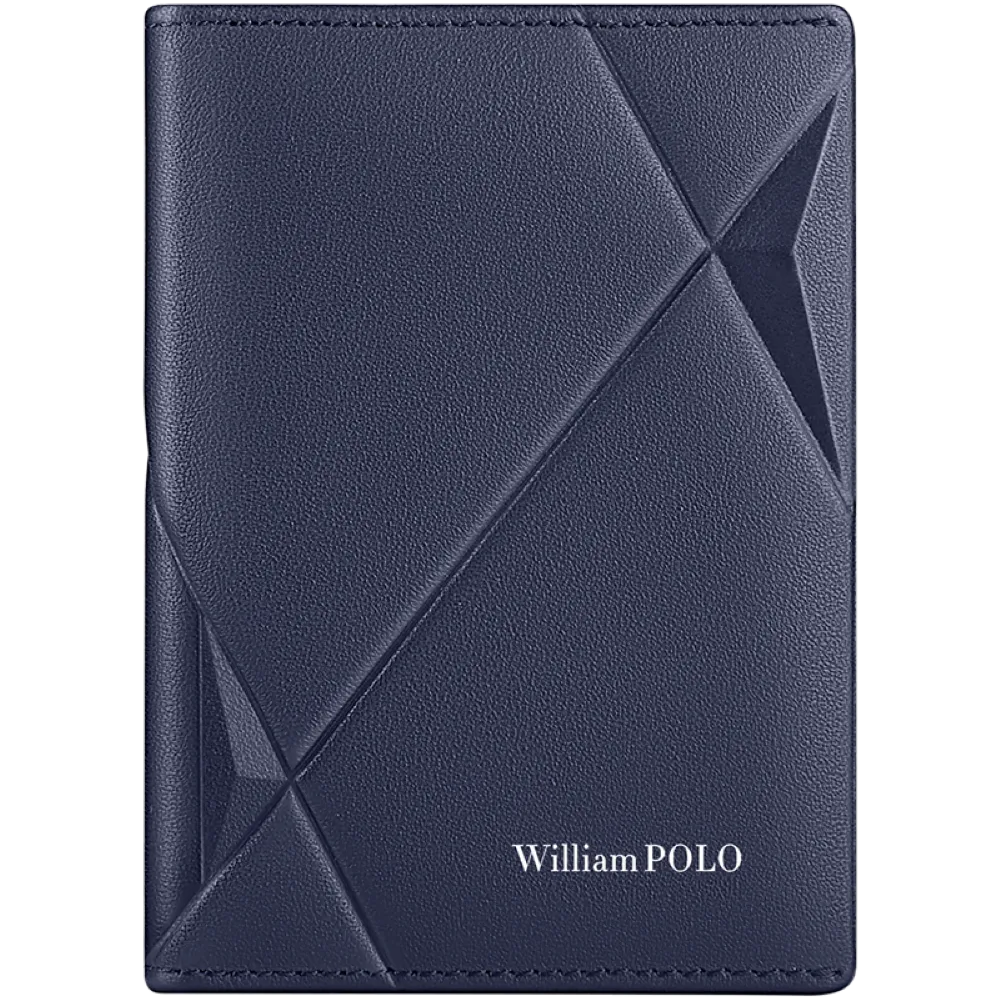 Carteira Slim William Polo Modelo Geometric Premium