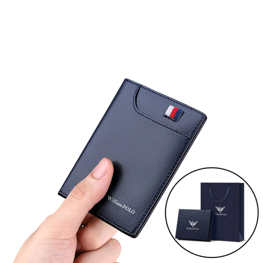 Carteira Slim William Polo Modelo Gift