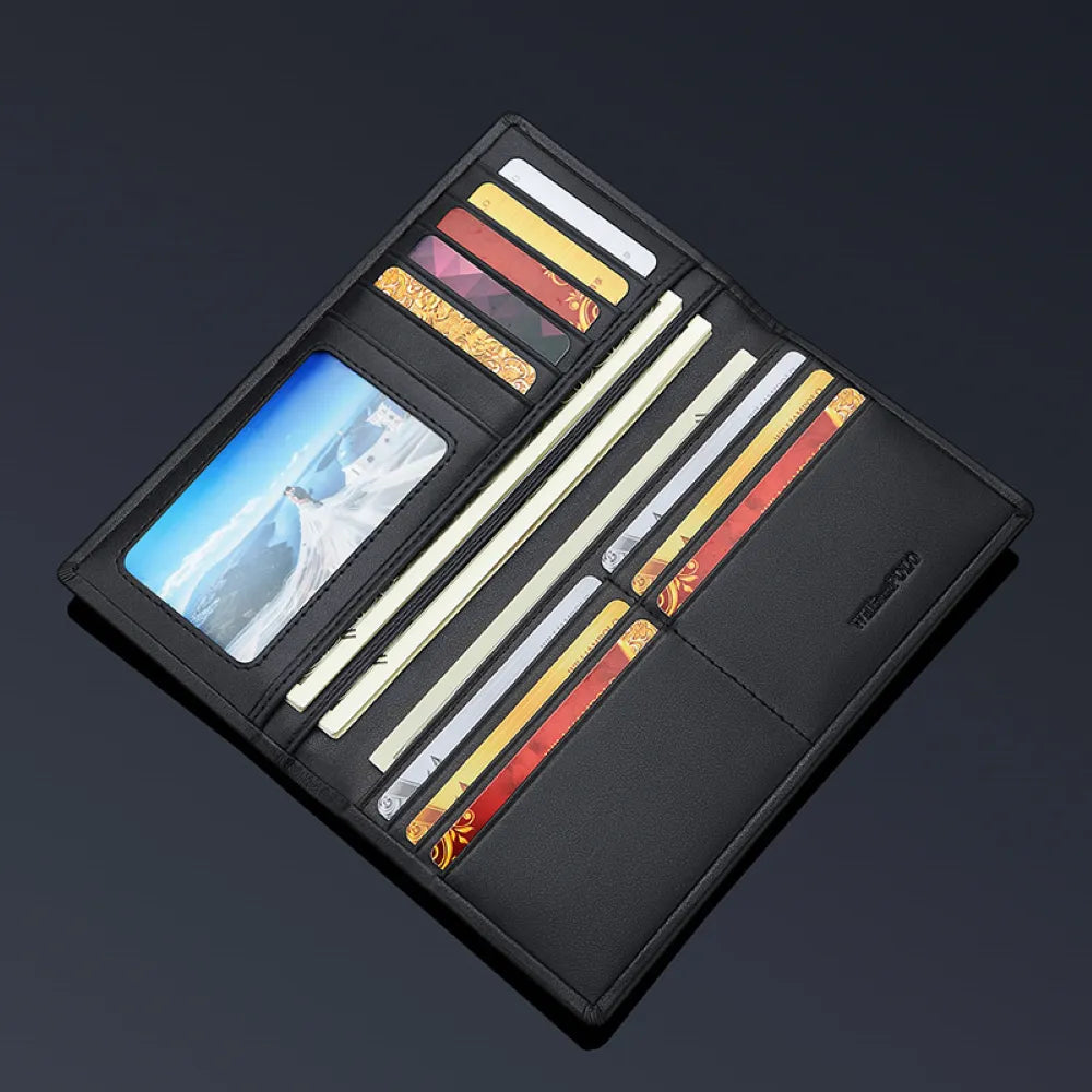 Carteira William Polo em Couro Geométrico