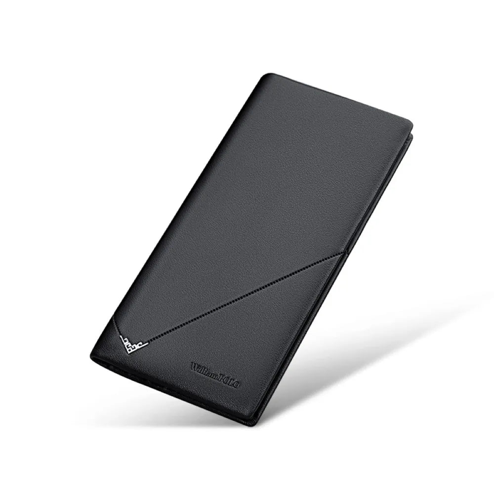 Carteira William Polo em Couro Geométrico