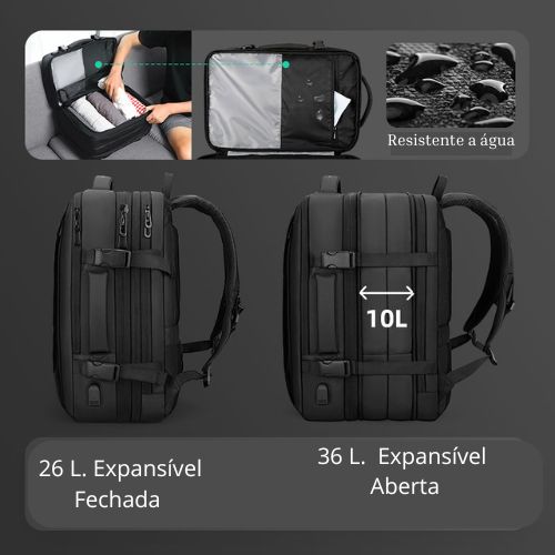 Mochila Laptop -Brazuque Artigos de Luxo