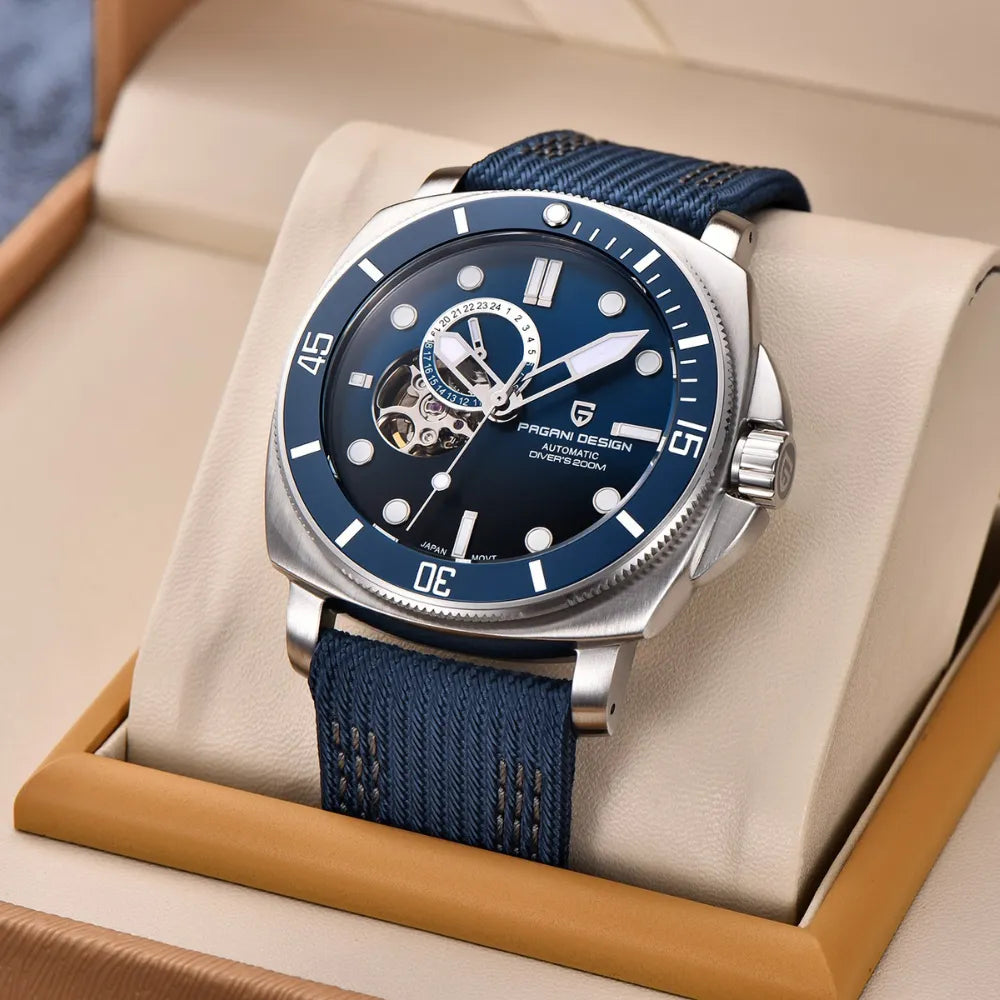 Relógio Pagani Design Lux Blue