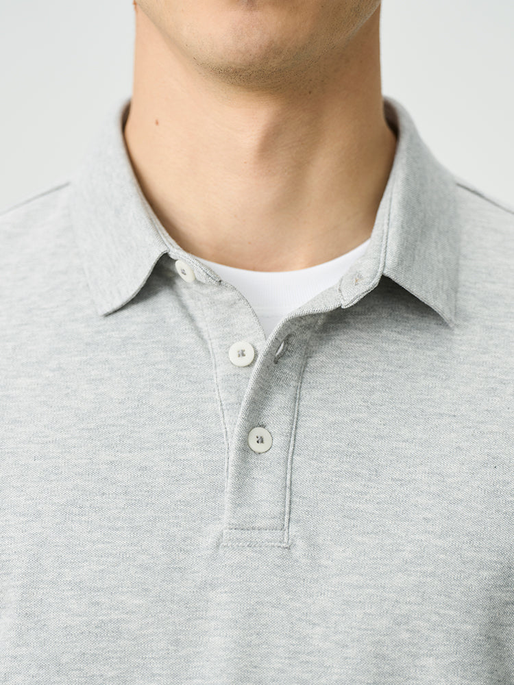 camisa polo tres botoes