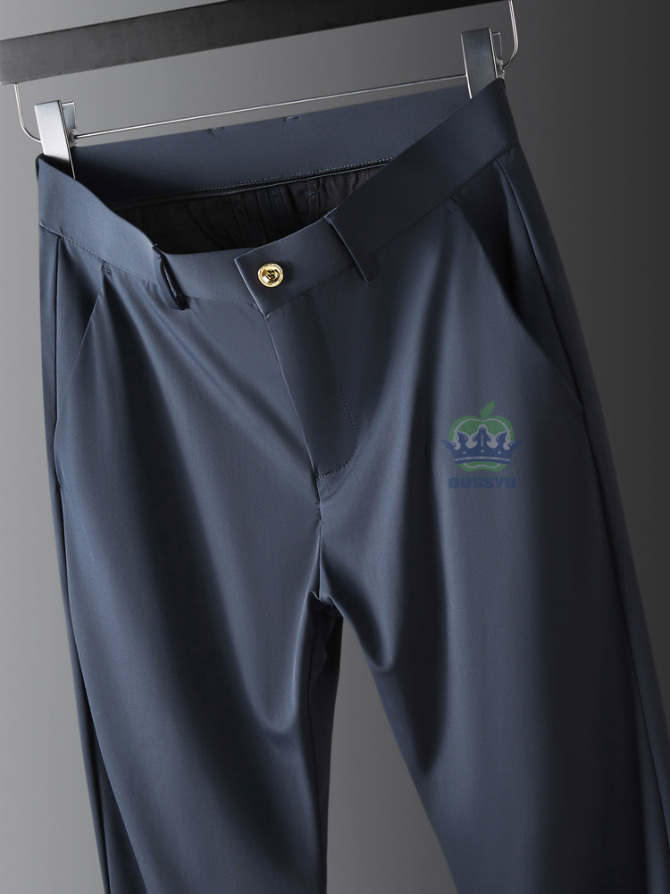 calça social azul marinho