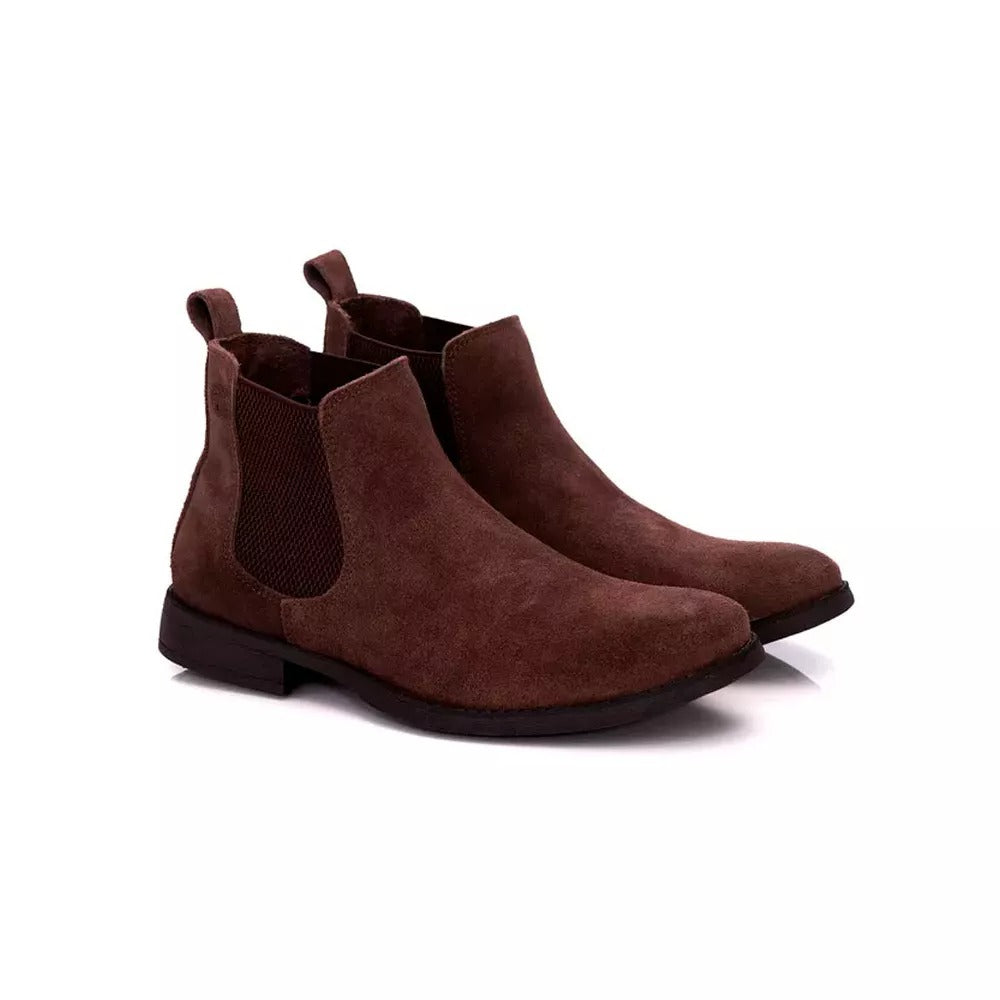 botina masculina cano curto