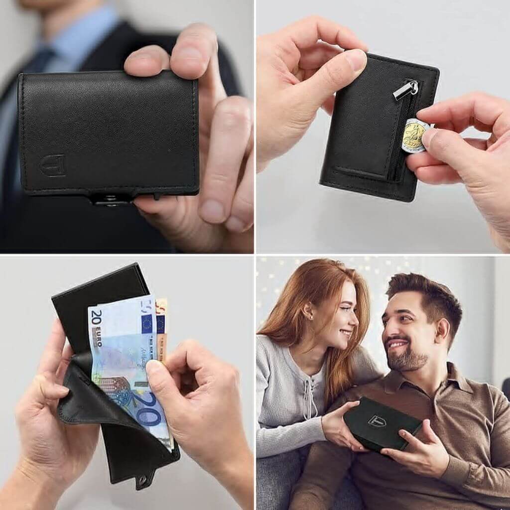 Carteira Masculina Couro Classic