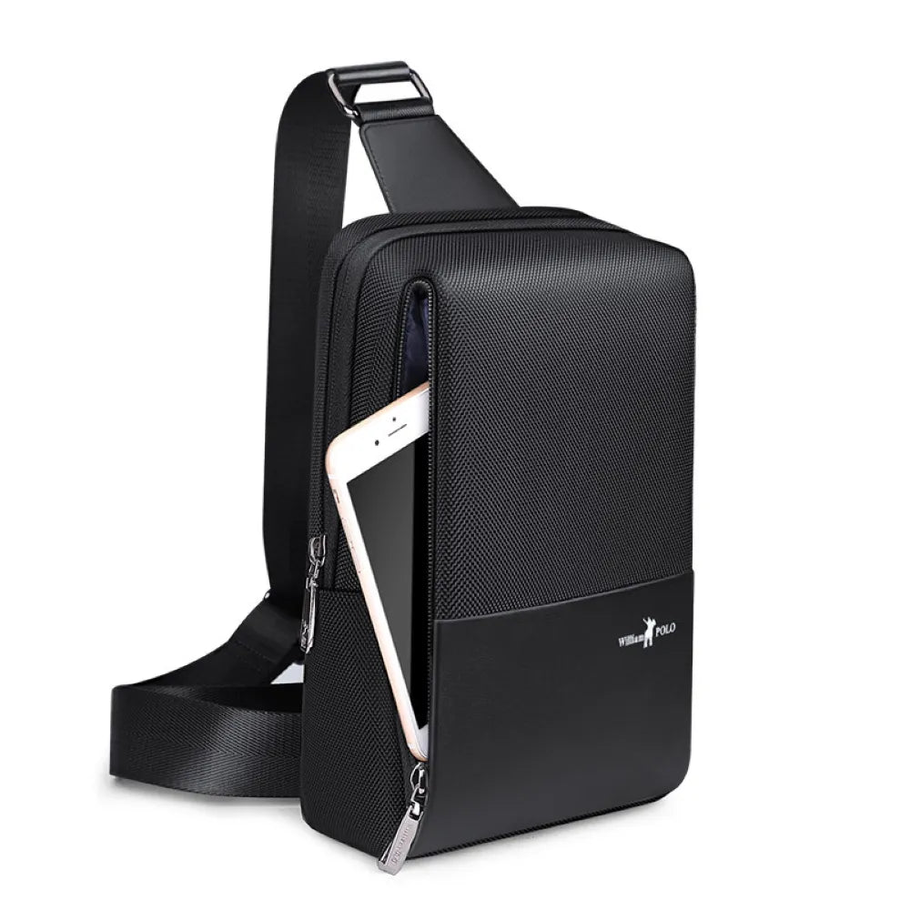 BOLSA MASCULINA MODELO TRANSVERSAL WILLIAM POLO