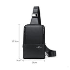 BOLSA MASCULINA MODELO TRANSVERSAL WILLIAM POLO
