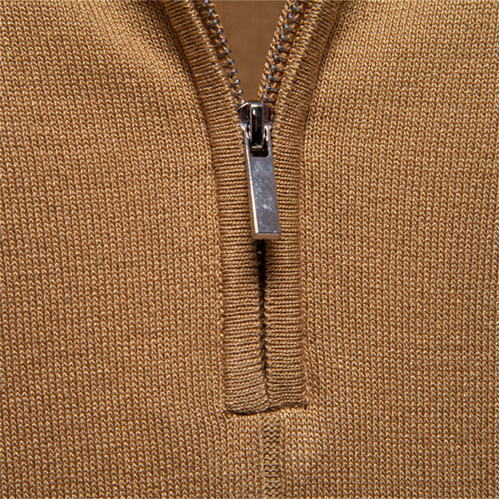 camisa polo ziper frontal