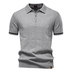 camisa polo ziper 