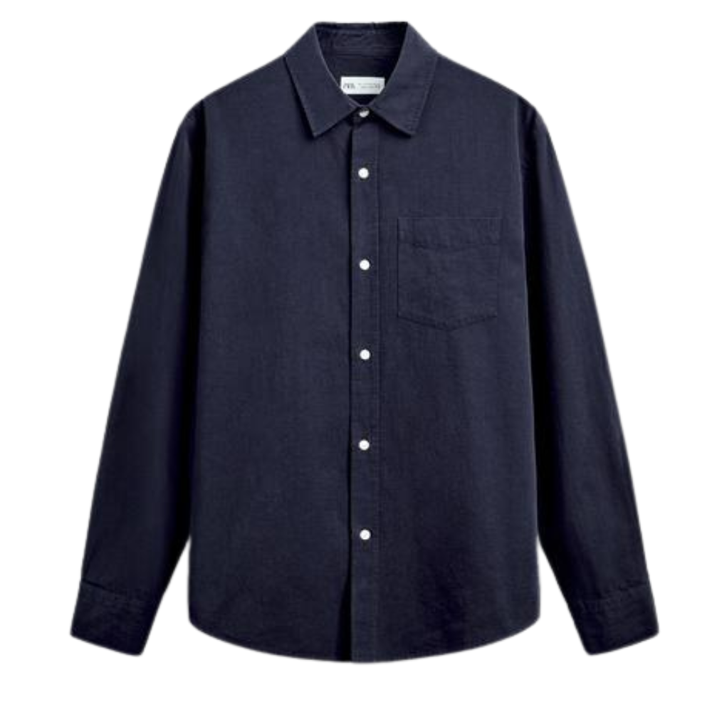 Conjunto Old Money Masculino Blue- 3 Peças Camisa+ Calça+ Loafer LP