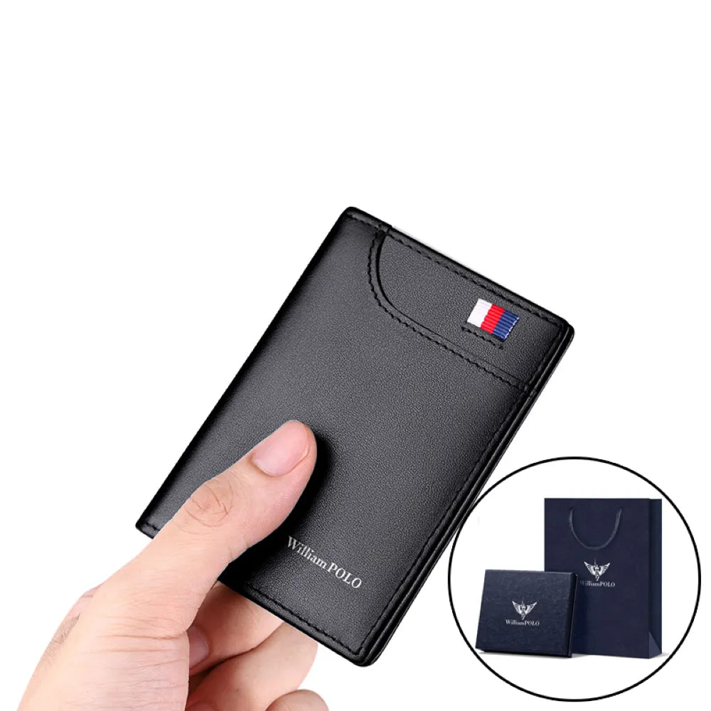 Carteira Slim William Polo Modelo Gift