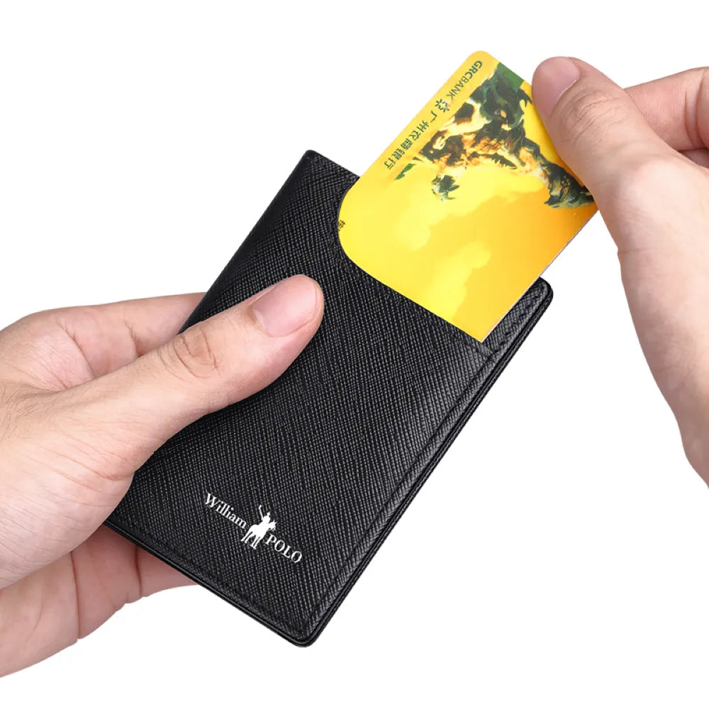 Carteira Slim William Polo Modelo Gift