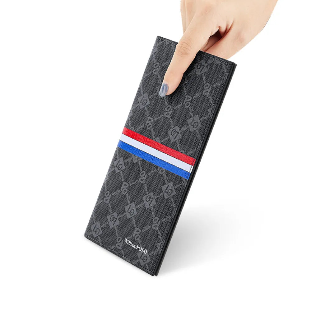 Carteira Masculina William Polo Bifold Longa
