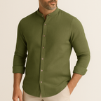 Camisa Gola Padre Manga Longa