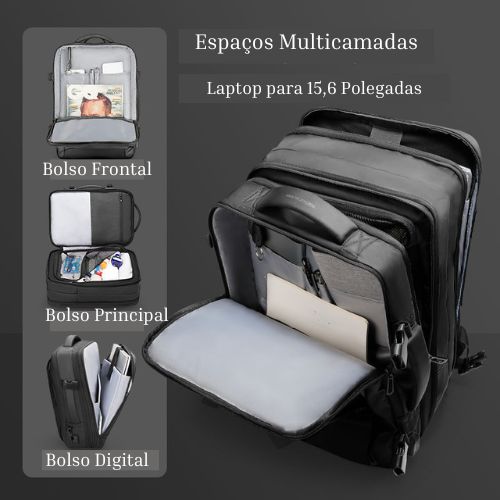 Mochila Laptop -Brazuque Artigos de Luxo