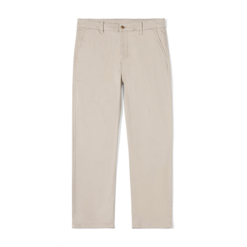 calça slim bege