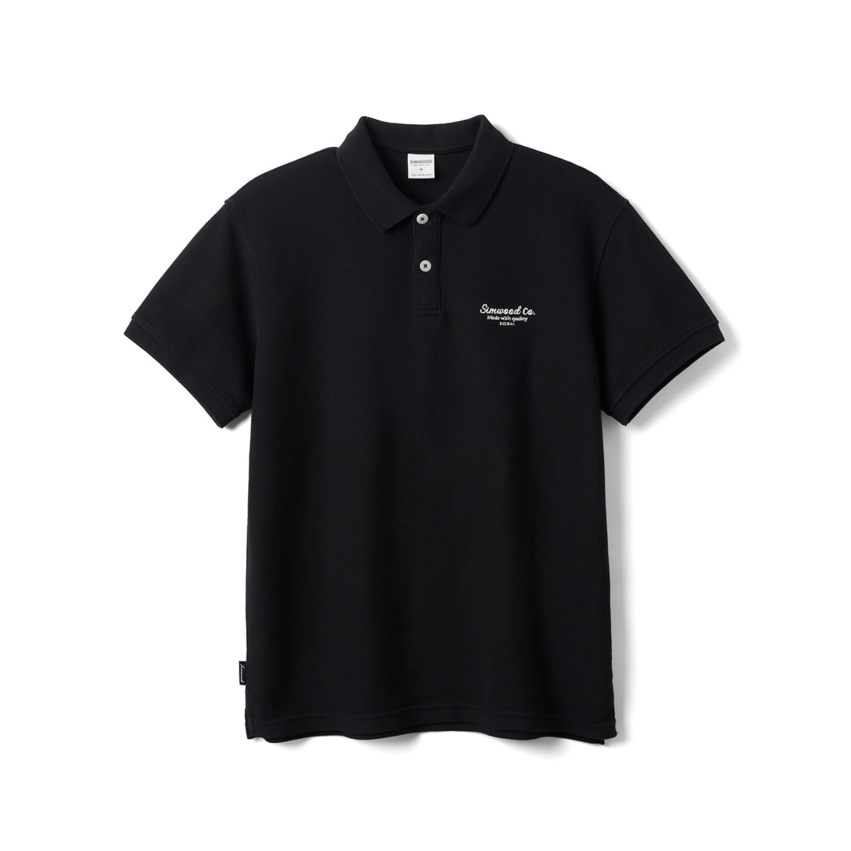camisa polo masculina preta 