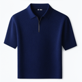 camisa polo azul 