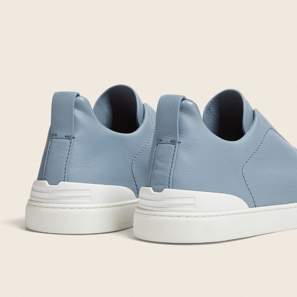 Tenis Zegna Triple Stitch Couro