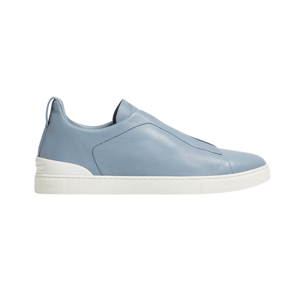 Tenis Zegna Triple Stitch Couro