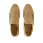 mocassim masculino camurca bege loro piana 